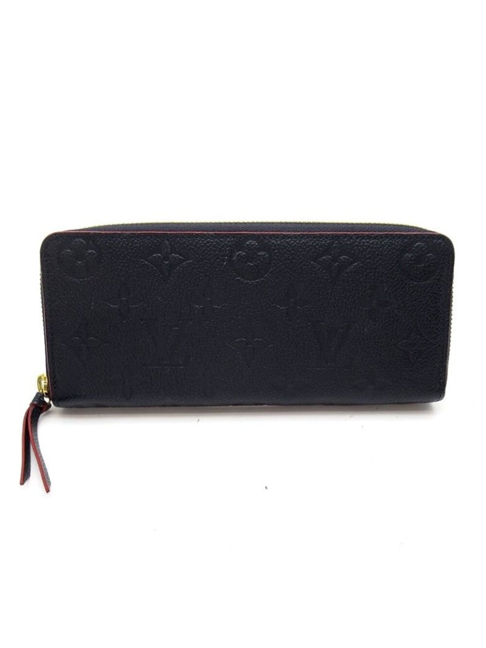 Louis Vuitton Portefeuille Clemence Monogram Empreinte Marine Rouge Wallet
